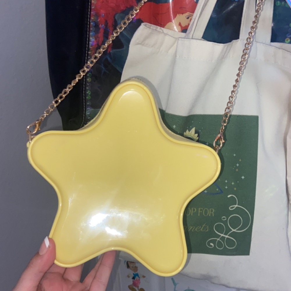 Yellow Star-Shaped Women's Bag